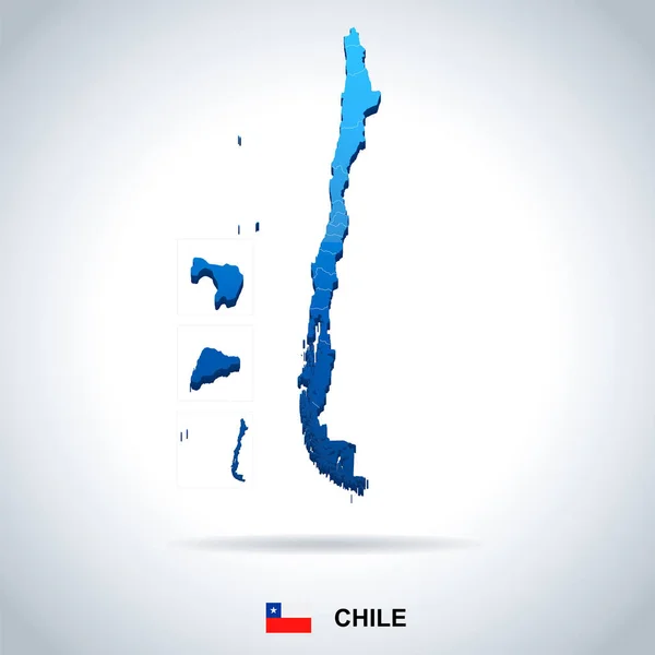 Illustrator map Chile Extra Detailed
