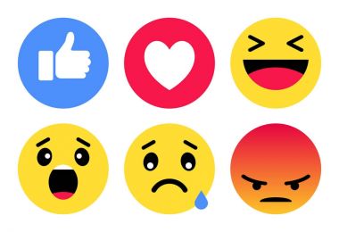 Emoji sosyal ağ gülümseme sembolleri - bilgisayar simgeler