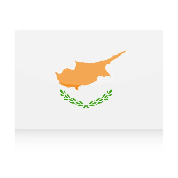 Cyprus vlagpictogram Vector — Stockvector