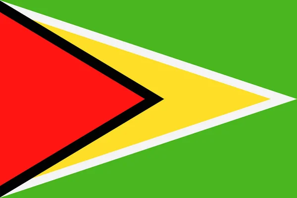 Guiana Bandeira Vector Flat Icon —  Vetores de Stock