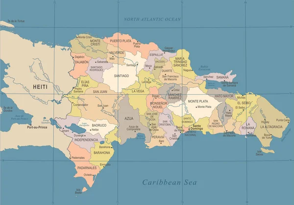 Vector map La Romana Dominicana