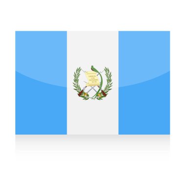 Guatemala bayrağı vektör simgesi
