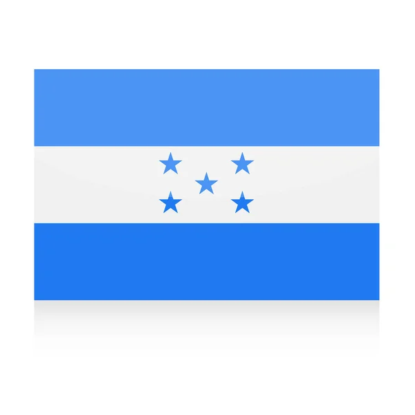 Honduras Icône vectorielle drapeau — Image vectorielle