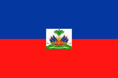 Haiti bayrak vektör düz simgesi