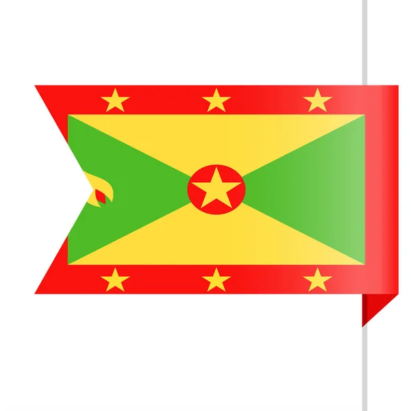 Гренада прапор векторних значка закладки — стоковий вектор
