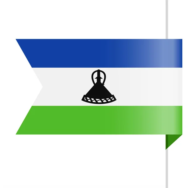 Lesoto Bandeira Vector Bookmark Ícone — Vetor de Stock
