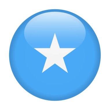 Somali bayrağı vektör yuvarlak simge