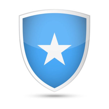 Somali bayrağı vektör kalkan kutsal kişilerin resmi