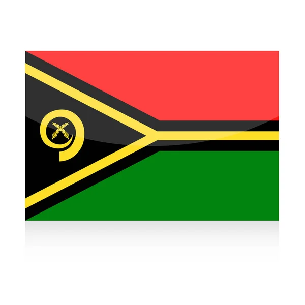 Vanuatu Bandeira Vector Ícone —  Vetores de Stock