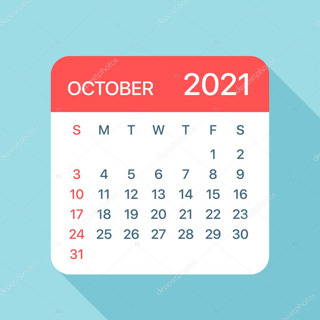 October 2021 Calendar Leaf Vector Illustration Premium Vector In Adobe Illustrator Ai Ai Format Encapsulated Postscript Eps Eps Format calendar october 2021 vector