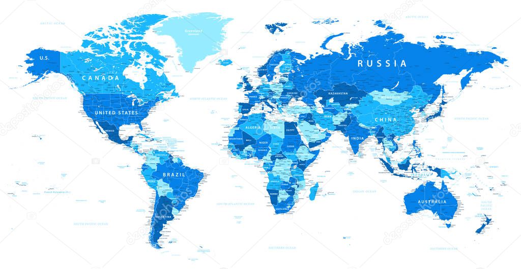 Mapa mundo politico