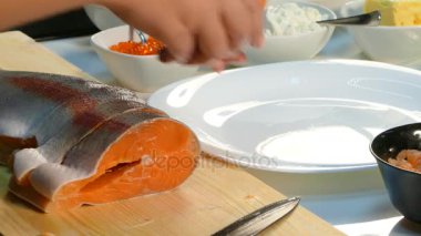 4k video. Cook somon biftek keser.