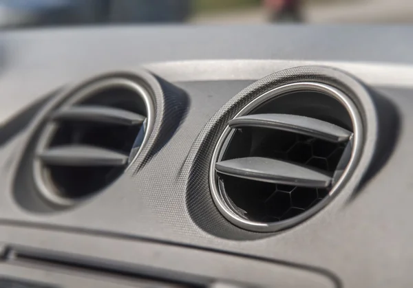 Ventilația aerului în mașină închide — Fotografie, imagine de stoc