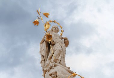 Timisoara, Romanya - 1756 15 Ekim 2016 heykelinden Timisoara özgürlük meydanında
