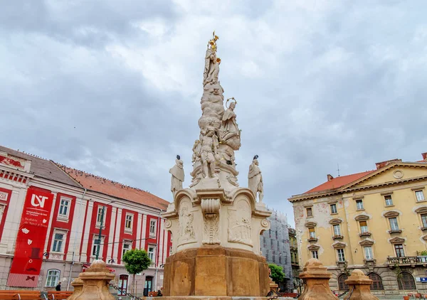 Timisoara, Romanya - 1756 15 Ekim 2016 heykelinden Timisoara özgürlük meydanında — Stok fotoğraf