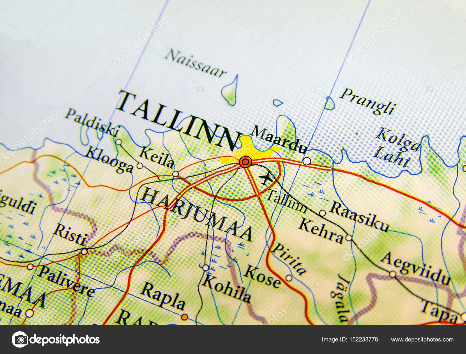 Carte Géographique Des Pays Deurope Estonie Avec Capitale