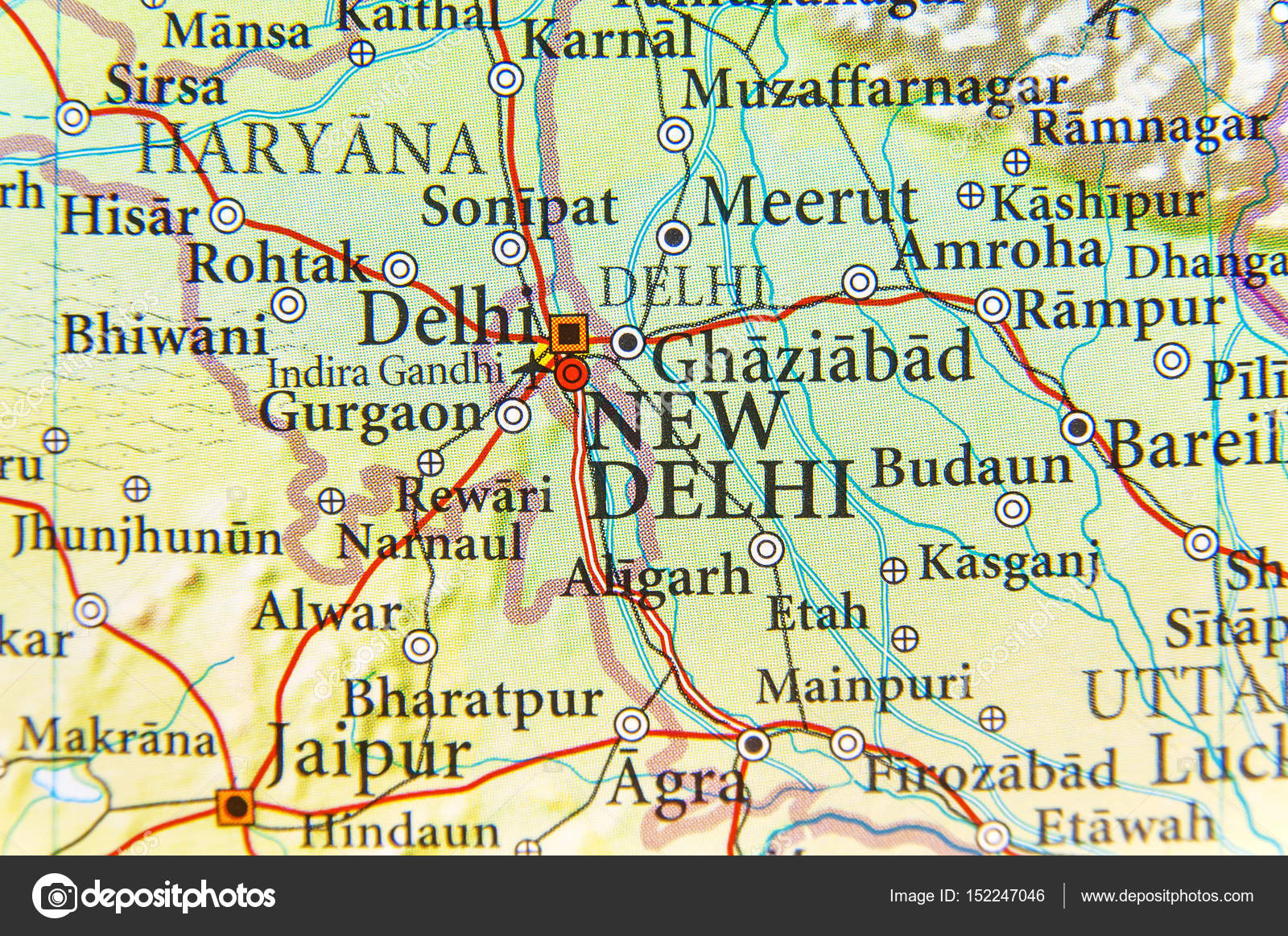 New Delhi India Map Location