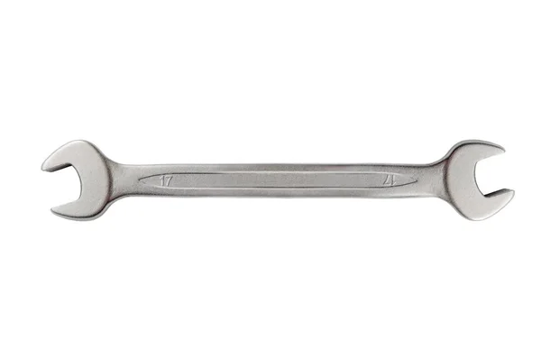 Механічний срібний металевий інструмент для ремонту ізольований на білому — стокове фото