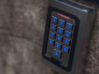 Kapı sayısal elektronik erişim parolayla güvenlik sensörü