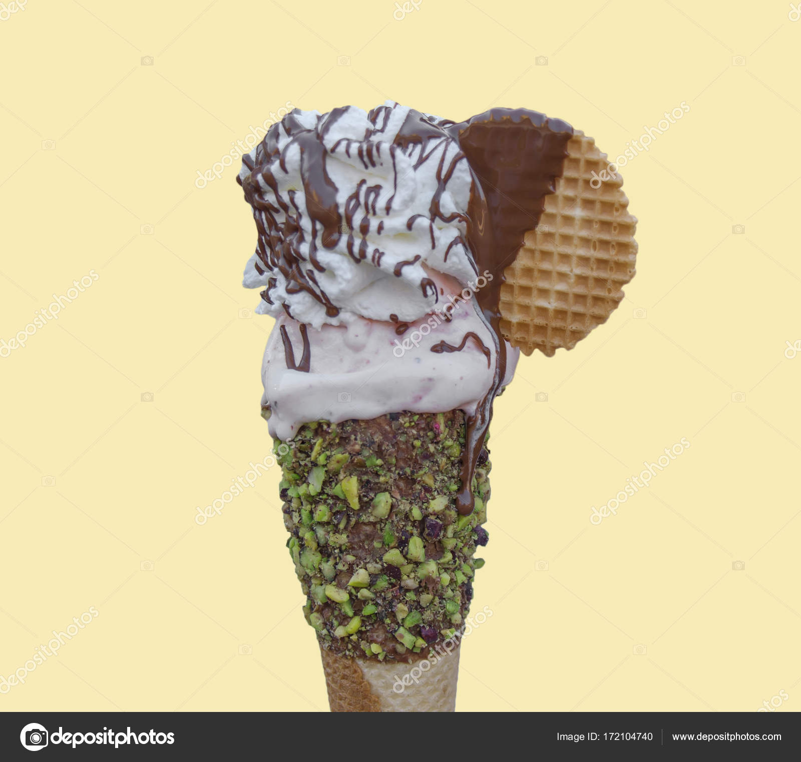 Half Ice Cream With Whipped Cream Chocolate Syrup And Waffle Delicious Refreshment Stock Photo Image By C Bennian Half Ice Cream With Whipped Cream Chocolate Syrup And Waffle Delicious Refreshment Stock Photo Image By C Bennian