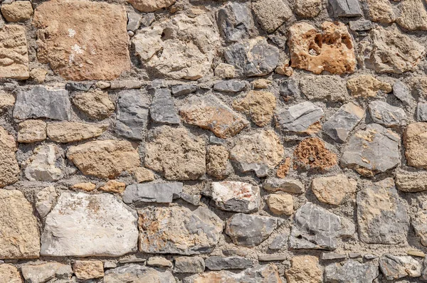 Old aged rock castle cement wall texture — Stock Photo, Image