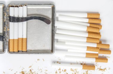 Sigara Tütün sigara için metal kutu ile haddeleme için kağıdı