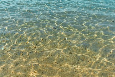 Güzel deniz dokusu yaz günü doğal arka plan