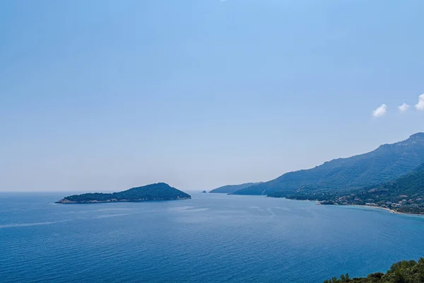 Belleza Paisaje Marino Verano Grecia Isla Mar —  Fotos de Stock
