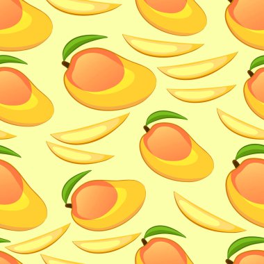 Mango tüm ve parçaları.