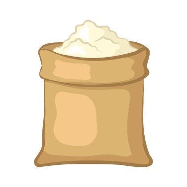 Beyaz arka plan üzerinde izole un çuvalı.