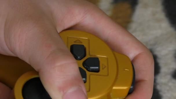 Joystick para consola de juegos — Vídeo de stock