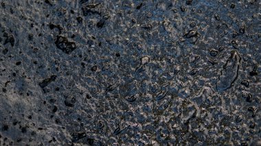 Volkanik plajlar ve resifleri Kanarya Adaları. İspanya'daki volkanik adalar.