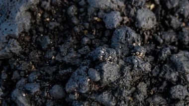  camadan sahilleri Kanarya Adaları. Lav kayalık dokusuna