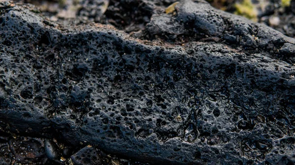 Playas volcánicas y arrecifes de Canarias. Islas volcánicas de España . —  Fotos de Stock