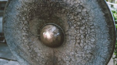 Gong Tapınağı yakın çekim.