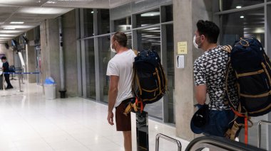 Bangkok, Tayland -14 Şubat 2020: Coronavirüs enfeksiyonu Covi