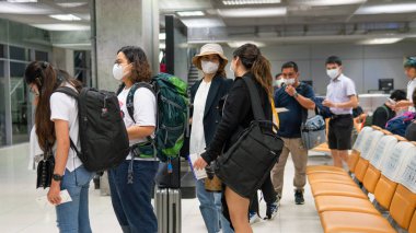 Pekin, Çin - 15 Şubat 2020: Coronavirüs enfeksiyonu-