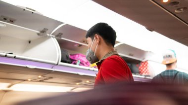 Pekin, Çin - 15 Şubat 2020: Coronavirüs enfeksiyonu-