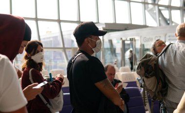 Amerika Birleşik Devletleri, New York - 9 Mart 2020: Covid-19