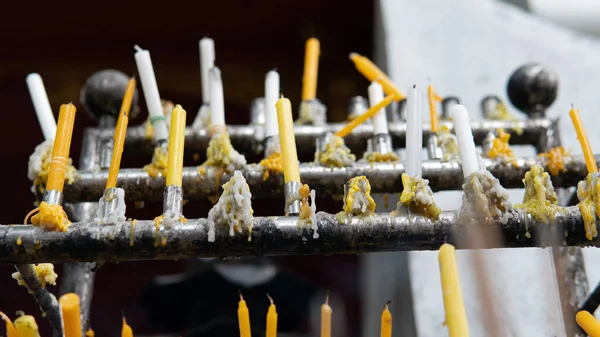 Buddhist tradition of worship and flower offering to monks