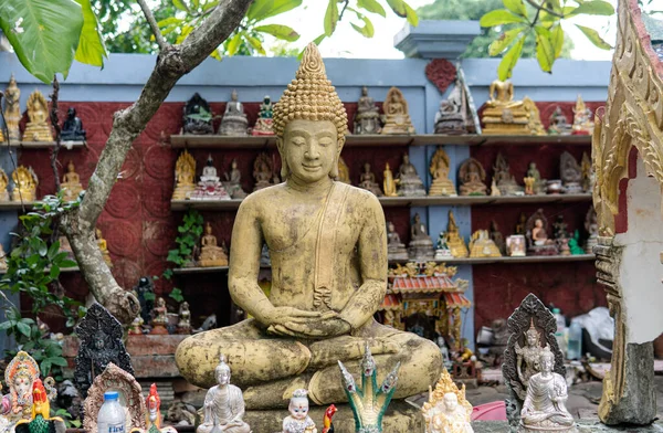 Estátuas Budistas Hindus Divindades Ritos Rituais Tradições Hoje — Fotografia de Stock