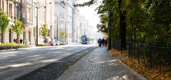 Die Beliebtesten Touristenorte Der Stadt Krakau — Stockfoto