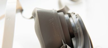 New York, Amerika Birleşik Devletleri - 7 Mayıs 2020: 3M profesyonel koruyucu solunum cihazları. En güvenli virüs koruma yöntemleri.