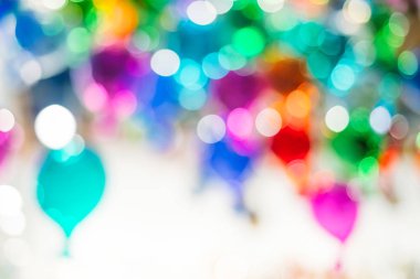 Çok renkli ufuk ışık.