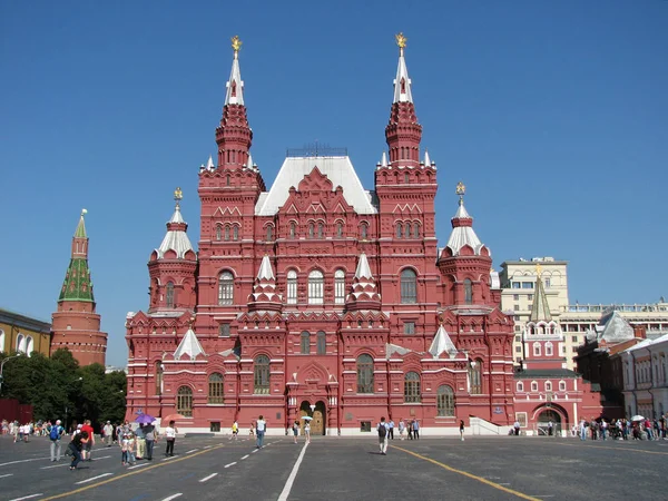 State historical museum on Red square in Moscow Stock Photo