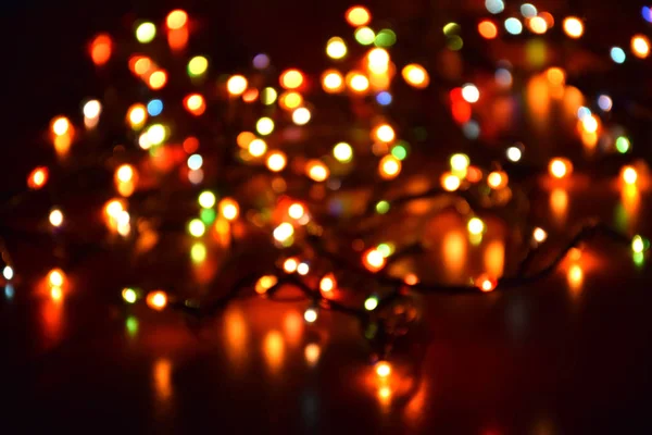 Bokeh with colorful lights, festive lighting 1 Royalty Free Stock Images