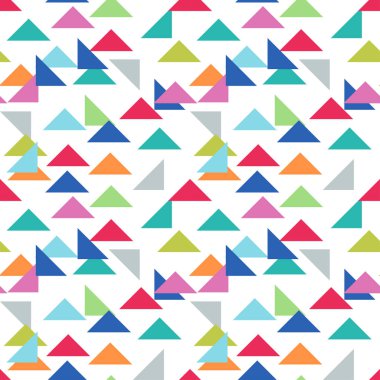 Vektör soyut üçgen desen. Hipster geometrik sorunsuz arka plan