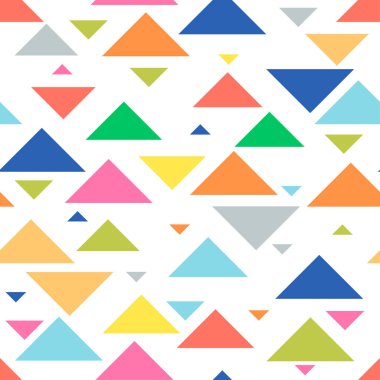 Vektör soyut üçgen desen. Hipster geometrik sorunsuz arka plan