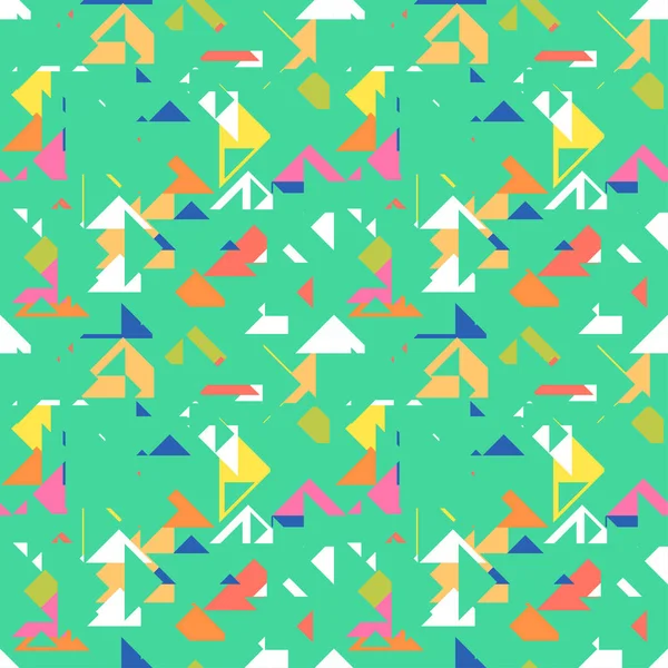 Modèle de triangle vectoriel abstrait. Hipster fond géométrique sans couture — Image vectorielle