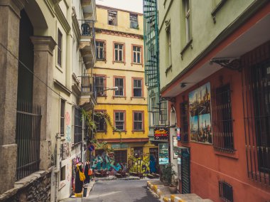 İnsanlar ve Istanbul şehri.